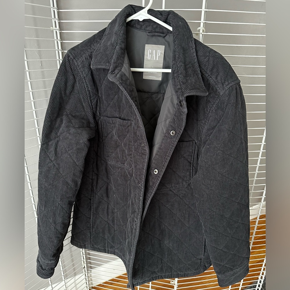 Gap Quilted Thick Corduroy Shacket